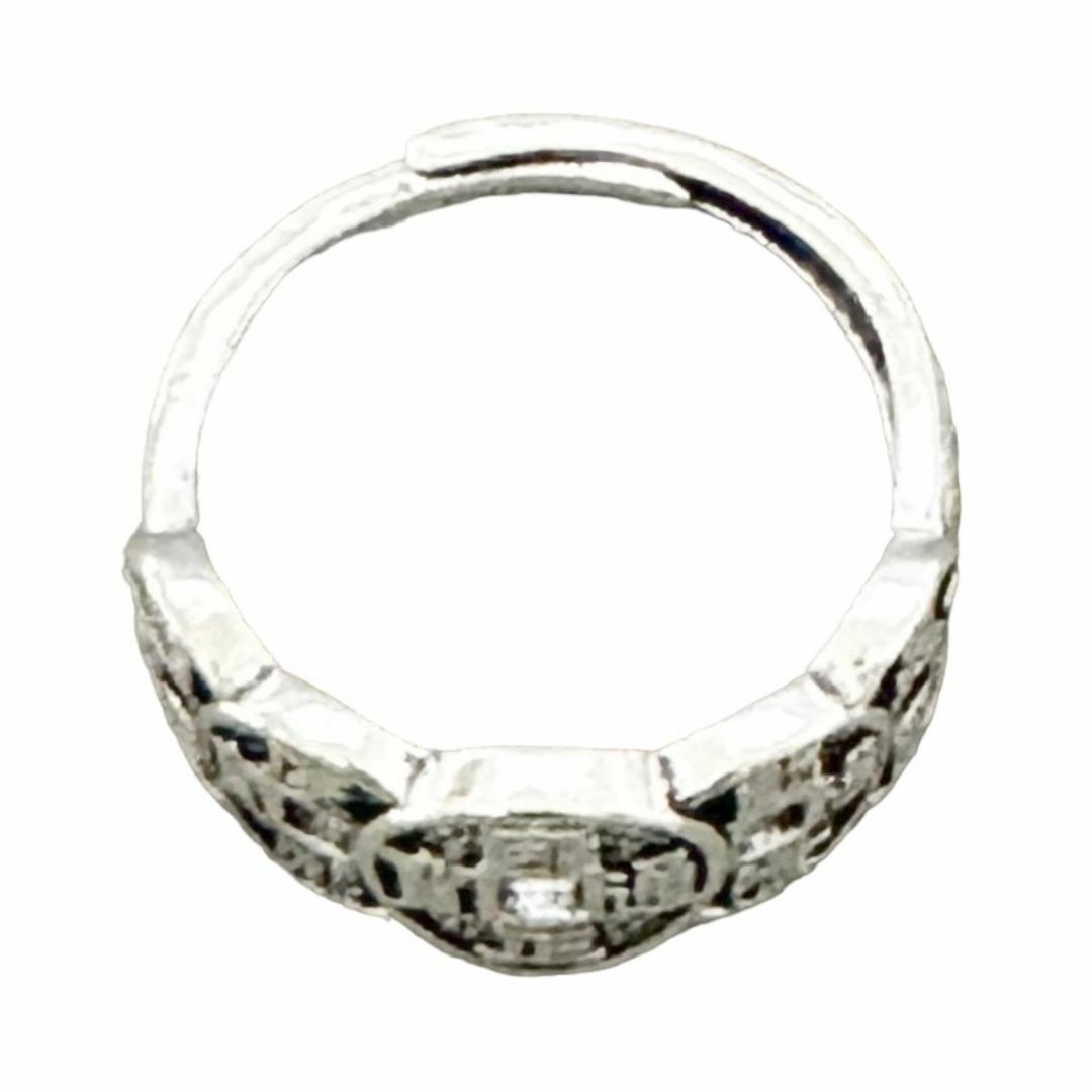 古銭 コイン リング メンズ フリーサイズ 指輪 お金 金 一文銭 レトロ 渋い レディースのアクセサリー(リング(指輪))の商品写真