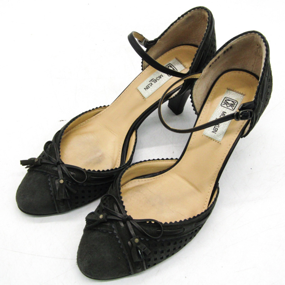 MICHEL KLEIN(ミッシェルクラン)のミッシェルクラン パンプス アーモンドトゥ ブランド シューズ 靴 日本製 レディース 22.5サイズ グレー MICHEL KLEIN レディースの靴/シューズ(ハイヒール/パンプス)の商品写真