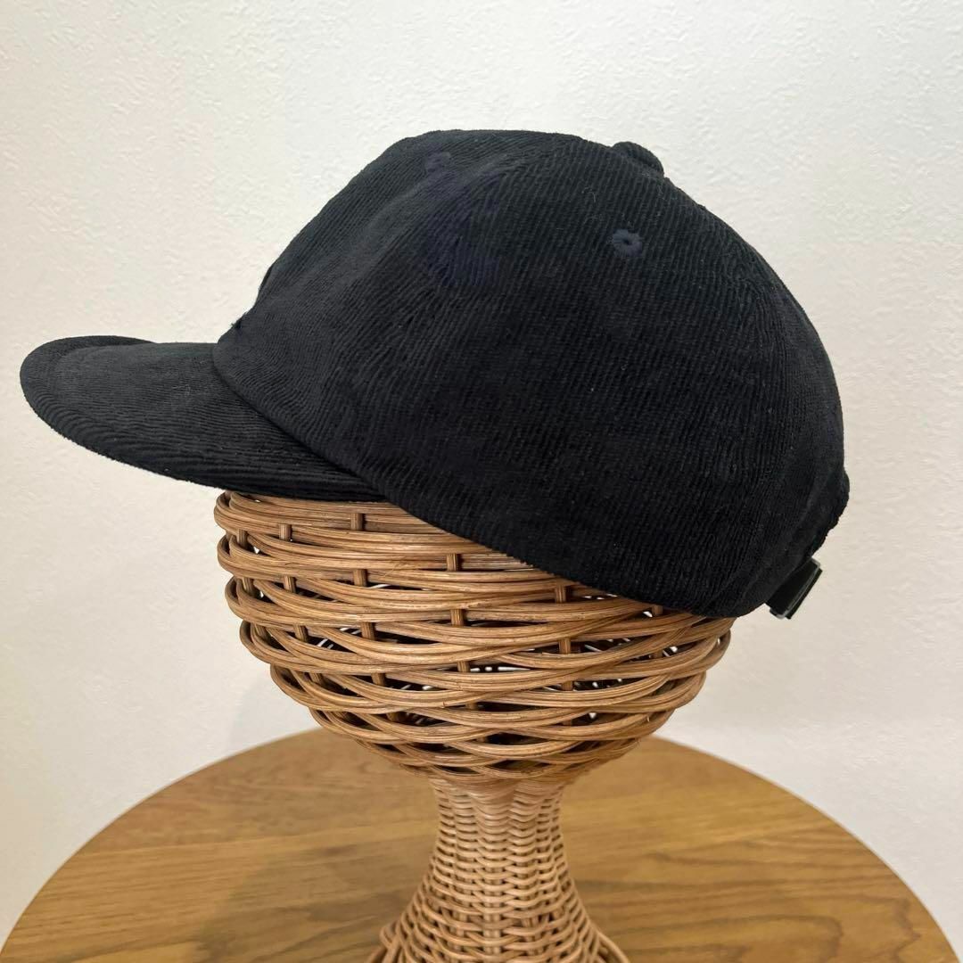 コーデュロイワッペンキャップ キャップ レディース 帽子 コットンキャップ レディースの帽子(キャップ)の商品写真