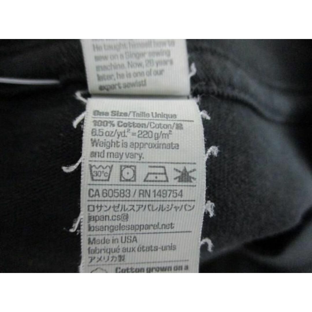  未使用 タグ付き ロサンゼルスアパレル オーバーサイズTシャツ OS ブラック USAコットン レディース レディースのレディース その他(その他)の商品写真