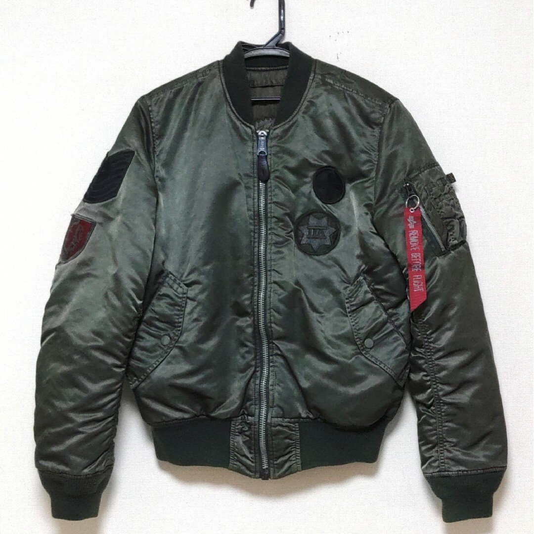 ALPHA INDUSTRIES(アルファインダストリーズ)のALPHA×BAL×WHATZIS 3コラボ 限定【14AW★VTG-G★M】 メンズのジャケット/アウター(フライトジャケット)の商品写真