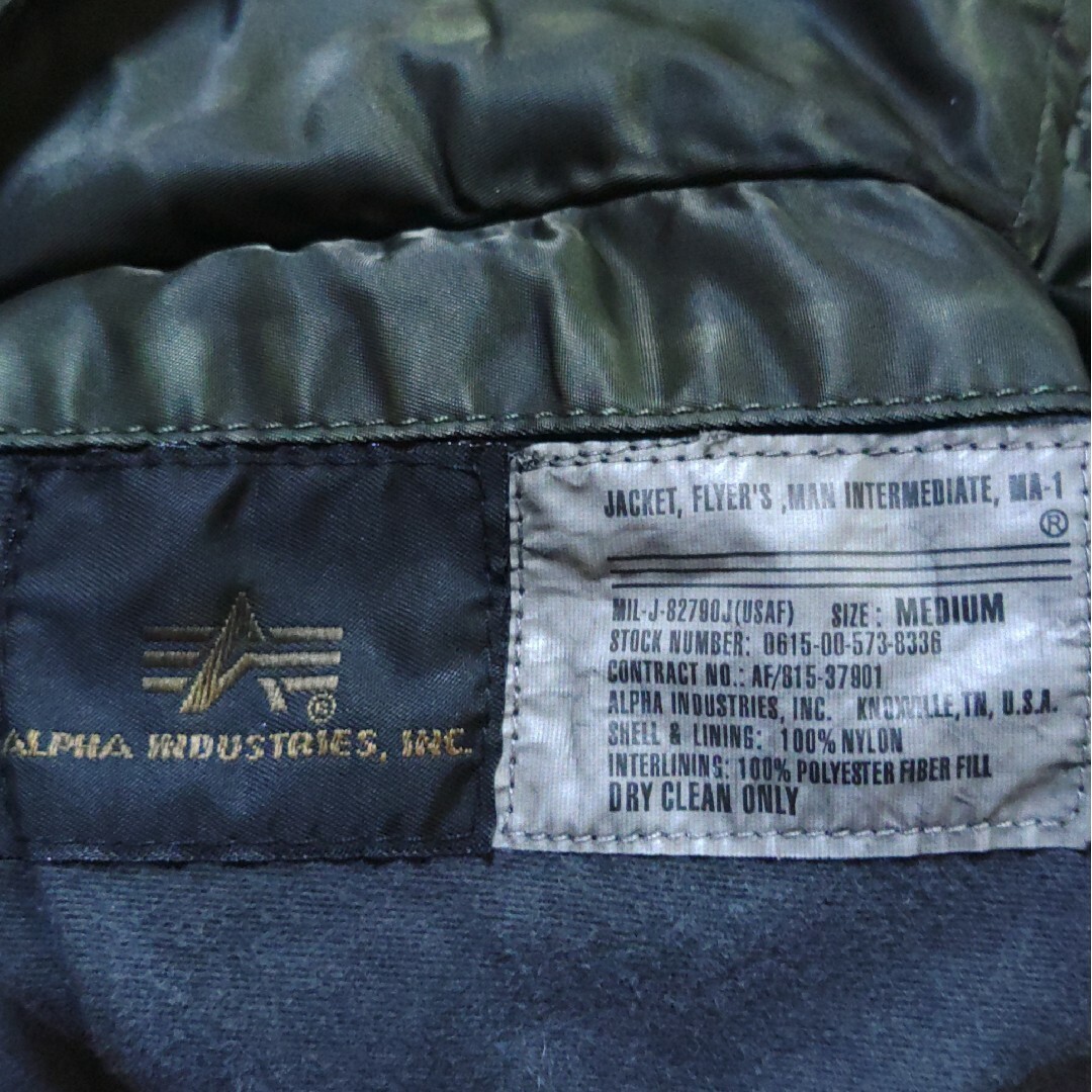 ALPHA INDUSTRIES(アルファインダストリーズ)のALPHA×BAL×WHATZIS 3コラボ 限定【14AW★VTG-G★M】 メンズのジャケット/アウター(フライトジャケット)の商品写真