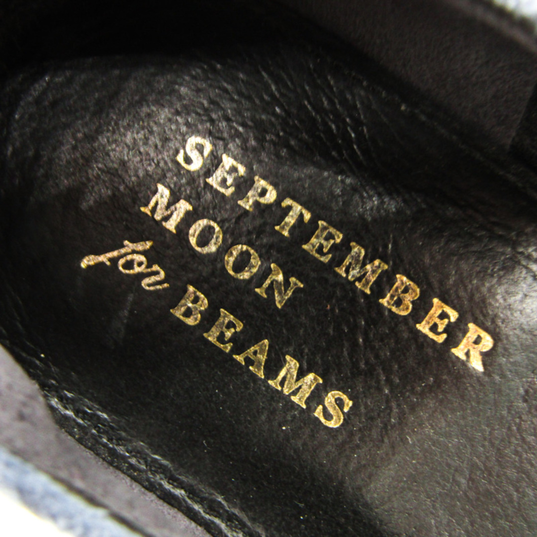 BEAMS(ビームス)のビームス パンプス チャンキーヒール スウェード ブランド シューズ 靴 日本製 レディース 25サイズ ブルー BEAMS レディースの靴/シューズ(ハイヒール/パンプス)の商品写真