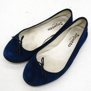 レペット(repetto)のレペット バレエシューズ サブリナシューズ 本革 レザー 22～22.5cm相当 レディース ブルー repetto(バレエシューズ)