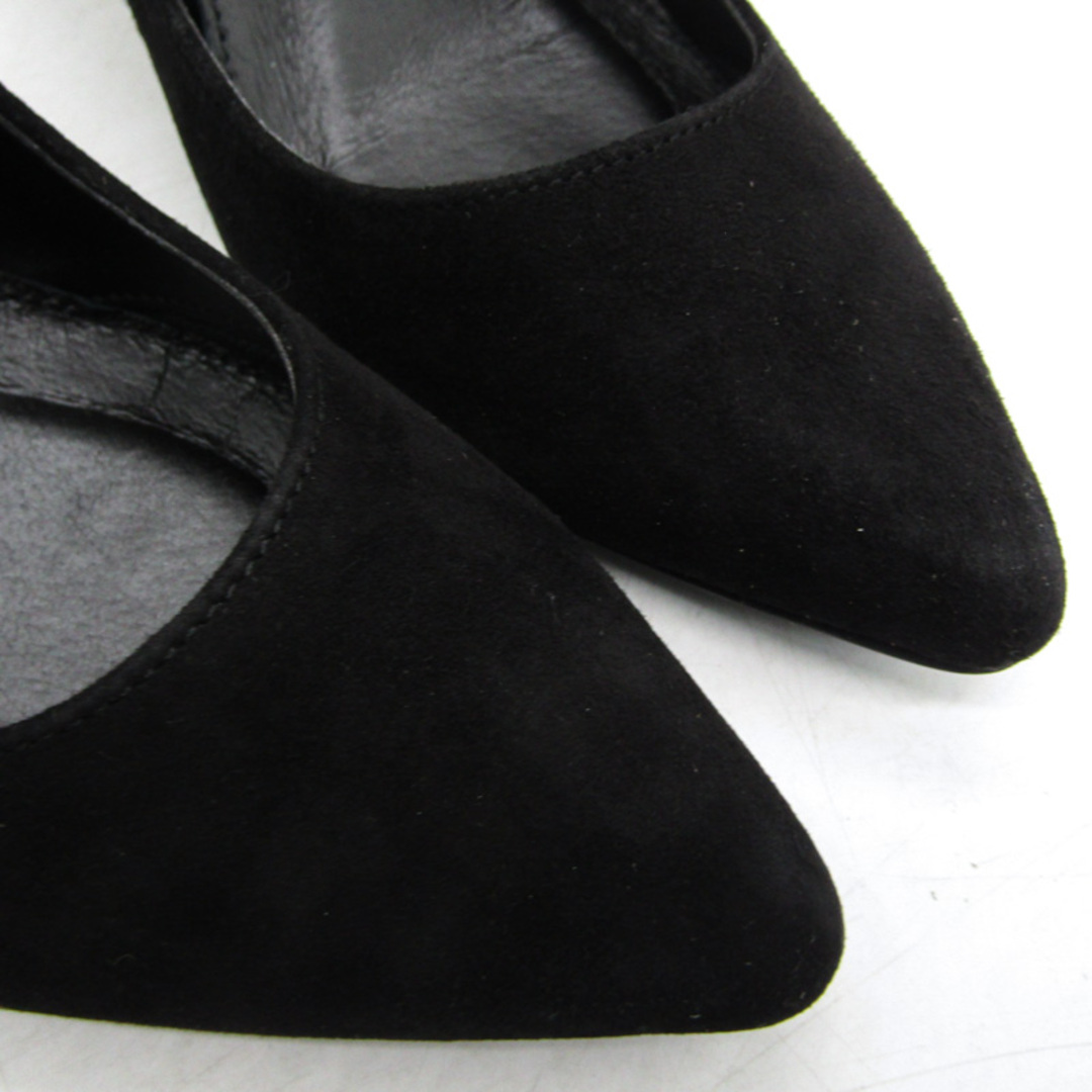 BEAMS(ビームス)のビームス パンプス ハイヒール スウェード ブランド シューズ 靴 日本製 黒 レディース 25サイズ ブラック BEAMS レディースの靴/シューズ(ハイヒール/パンプス)の商品写真