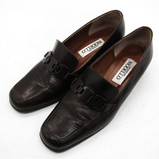 モデロ ローファー パンプス ブランド シューズ 靴 日本製 レディース 23.5サイズ ブラウン MODELLO(ローファー/革靴)