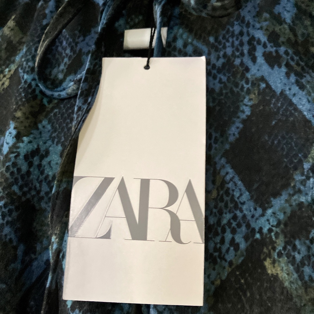 ZARA(ザラ)の新品未使用タグ付きザラZARAゆったりロングワンピース レディースのワンピース(ロングワンピース/マキシワンピース)の商品写真