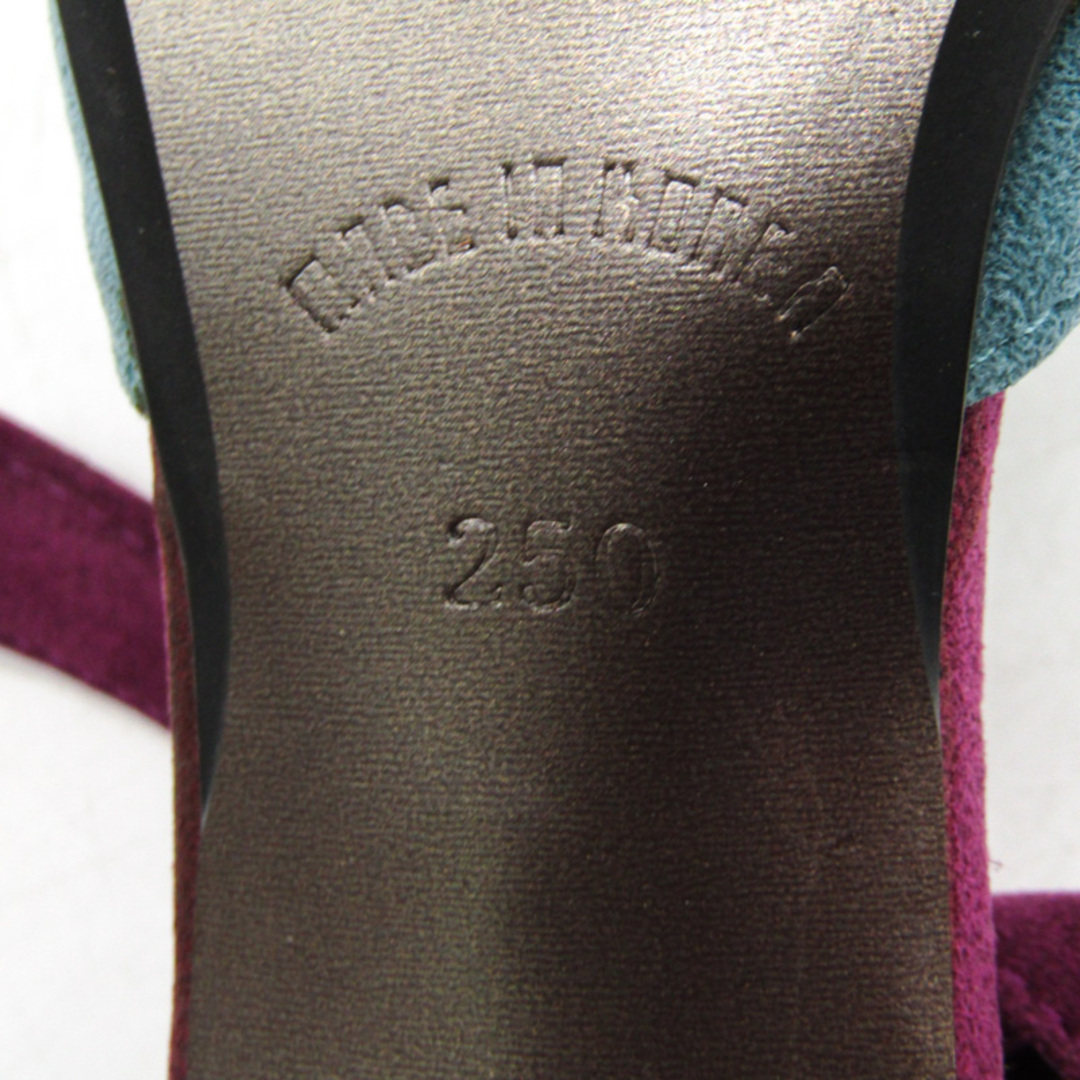 コーザ パンプス オープントゥ ハイヒール スウェード シューズ 靴 レディース 25サイズ パープル COSA レディースの靴/シューズ(ハイヒール/パンプス)の商品写真
