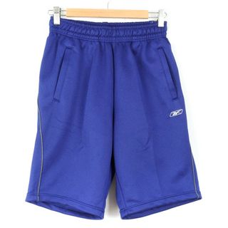 リーボック ショートパンツ ボトムス ハーフパンツ ジャージ スポーツウエア メンズ Mサイズ ブルー Reebok