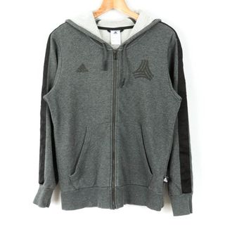 adidas - アディダス パーカー トップス スウェット ジップアップ スポーツウエア メンズ Mサイズ グレー adidas