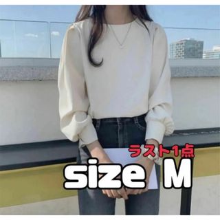 【ラスト1点】ブラウス フォーマル レディース 長袖 上品 Ｍ 春服 オシャレ(シャツ/ブラウス(長袖/七分))