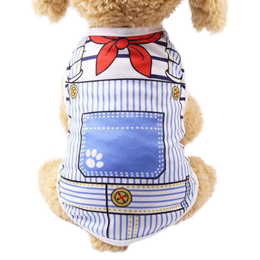 通気性メッシュ小中型犬服Ｔシャツ お散歩お出かけウェア　春夏服 ドッグウェア その他のペット用品(犬)の商品写真