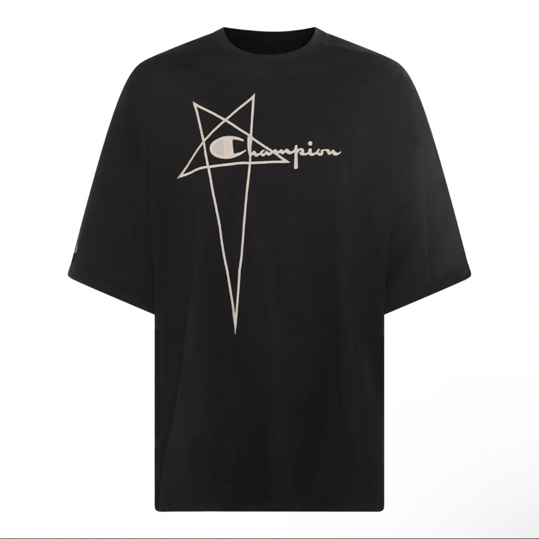 Rick Owens(リックオウエンス)のリックオウエンス×チャンピオン オーバーサイズTシャツ メンズのトップス(Tシャツ/カットソー(半袖/袖なし))の商品写真