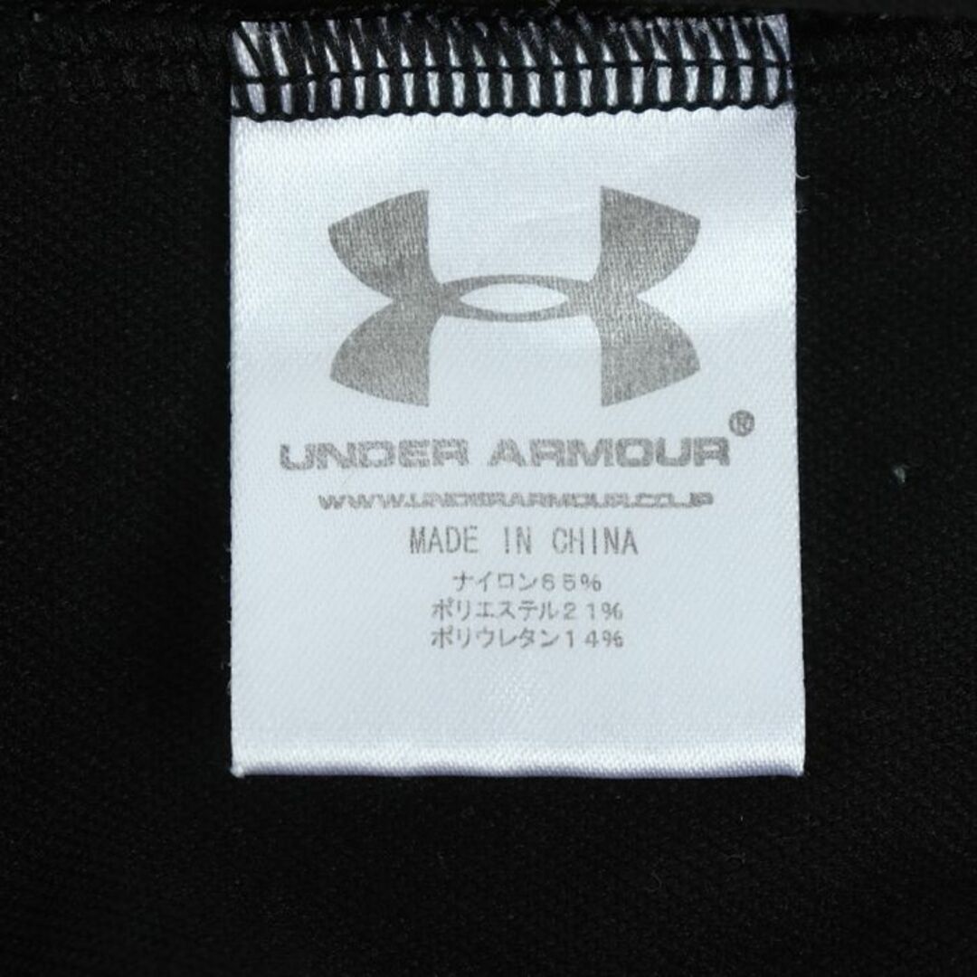 アンダーアーマー 長袖Ｔシャツ トップス ハイネック ストレッチ スポーツインナー メンズ LGサイズ ブラック UNDER ARMOUR メンズのトップス(Tシャツ/カットソー(七分/長袖))の商品写真