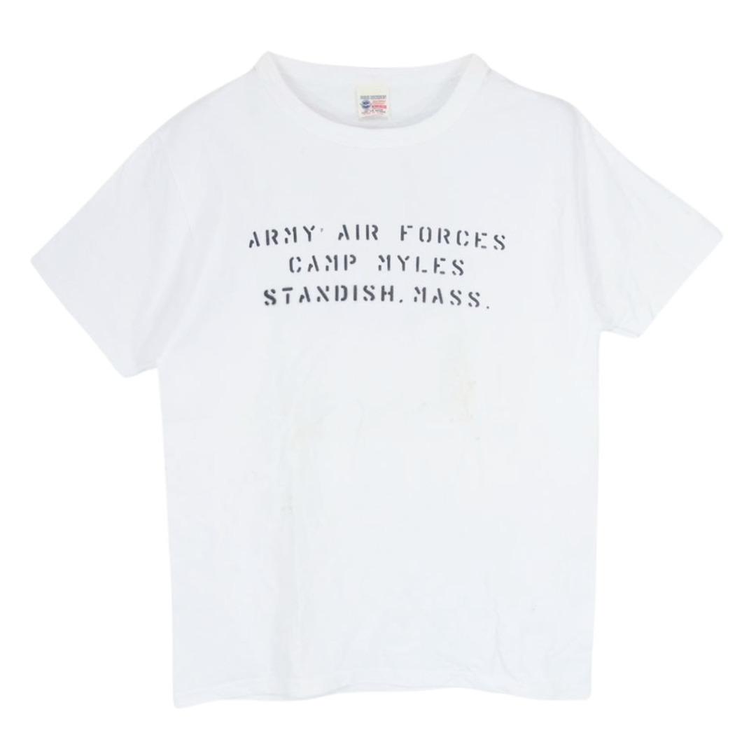 Buzz Rickson's(バズリクソンズ)のBuzz Rickson's バズリクソンズ USAF I must be going to waist ステンシルプリント Tシャツ ホワイト系 M【中古】 メンズのトップス(シャツ)の商品写真