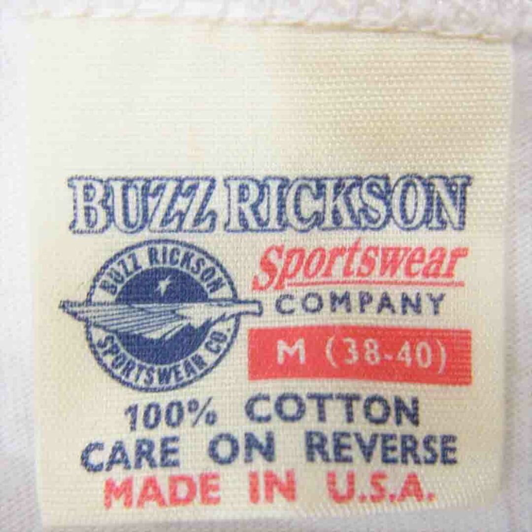 Buzz Rickson's(バズリクソンズ)のBuzz Rickson's バズリクソンズ USAF I must be going to waist ステンシルプリント Tシャツ ホワイト系 M【中古】 メンズのトップス(シャツ)の商品写真