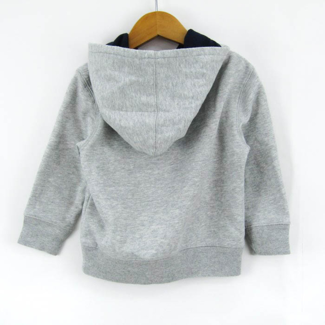 GAP(ギャップ)のギャップ パーカー トップス 長袖 裏起毛 スウェット キッズ 男の子用 95サイズ グレー GAP キッズ/ベビー/マタニティのキッズ服女の子用(90cm~)(Tシャツ/カットソー)の商品写真