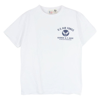 バズリクソンズ(Buzz Rickson's)のBuzz Rickson's バズリクソンズ  USAF GEORGE A.F.BASE プリント Tシャツ ホワイト系 M【中古】(シャツ)