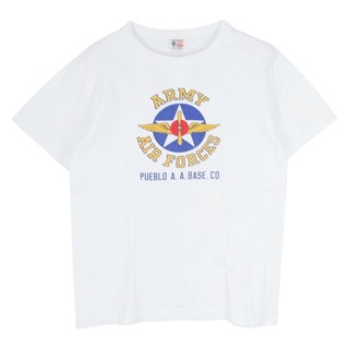 バズリクソンズ(Buzz Rickson's)のBuzz Rickson's バズリクソンズ ARMY AIR FORCES 半袖 プリント Tシャツ ホワイト系 M【中古】(シャツ)