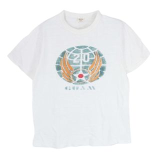 バズリクソンズ(Buzz Rickson's)のBuzz Rickson's バズリクソンズ 20 GUAM プリント 半袖 Tシャツ オフホワイト系 M【中古】(シャツ)