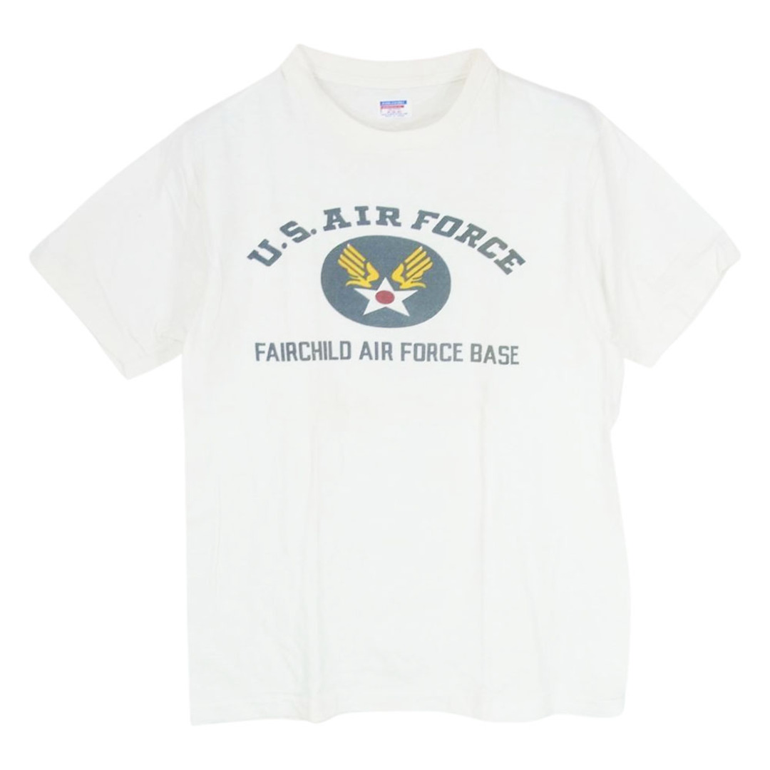 ダブルワークス DUBBLE WORKS US.AIR FORCE FAIRCHILD AIR FORCE BASE プリント 半袖 Tシャツ  ホワイト系 M【中古】 メンズのトップス(シャツ)の商品写真