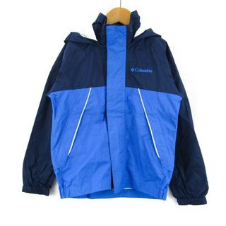 Columbia - コロンビア ナイロンジャケット アウター ジャンパー アウトドアウエア キッズ 男の子用 XS 6/7サイズ 紺×ブルー Columbia