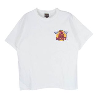 ザリアルマッコイズ(THE REAL McCOY'S)のThe REAL McCOY'S ザリアルマッコイズ  ワンポイント ロゴ 半袖 Tシャツ カットソー ホワイト系 40【中古】(シャツ)