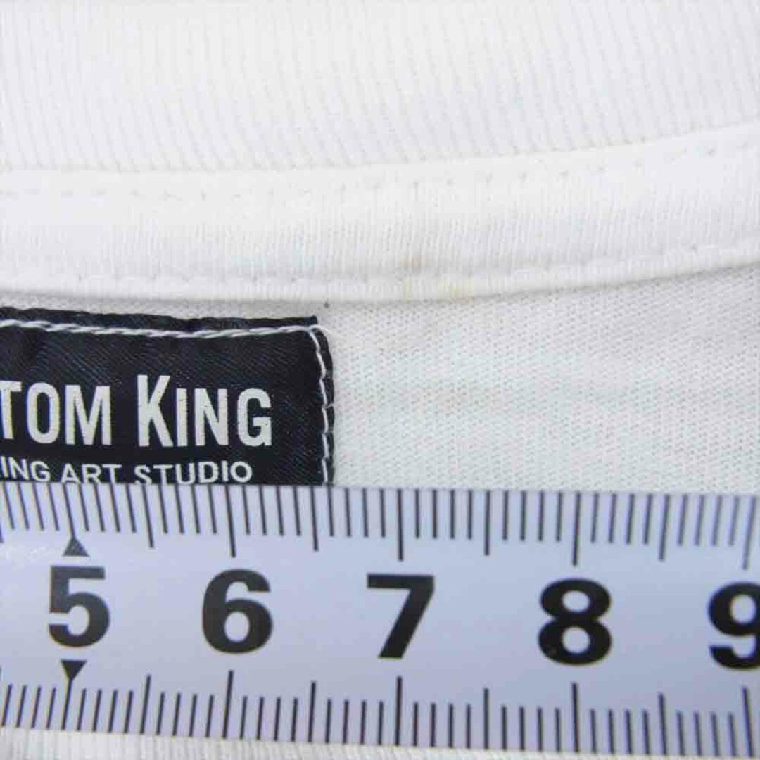 カスタムキング CUSTOM KING GERONIMO 501ST PIR バックプリント ロゴ 半袖 Tシャツ ホワイト系 サイズ表記無【中古】 メンズのトップス(シャツ)の商品写真