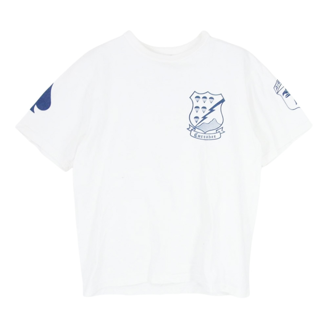 カスタムキング CUSTOM KING Airborne 506TH バックプリント ロゴ 半袖 Tシャツ ホワイト系 M【中古】 メンズのトップス(シャツ)の商品写真