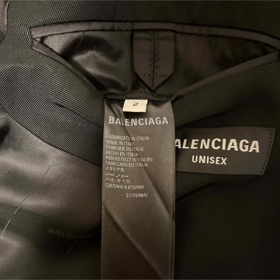 Balenciaga(バレンシアガ)のBalenciaga 22AW オーバーサイズ　テーラードジャケット メンズのジャケット/アウター(テーラードジャケット)の商品写真