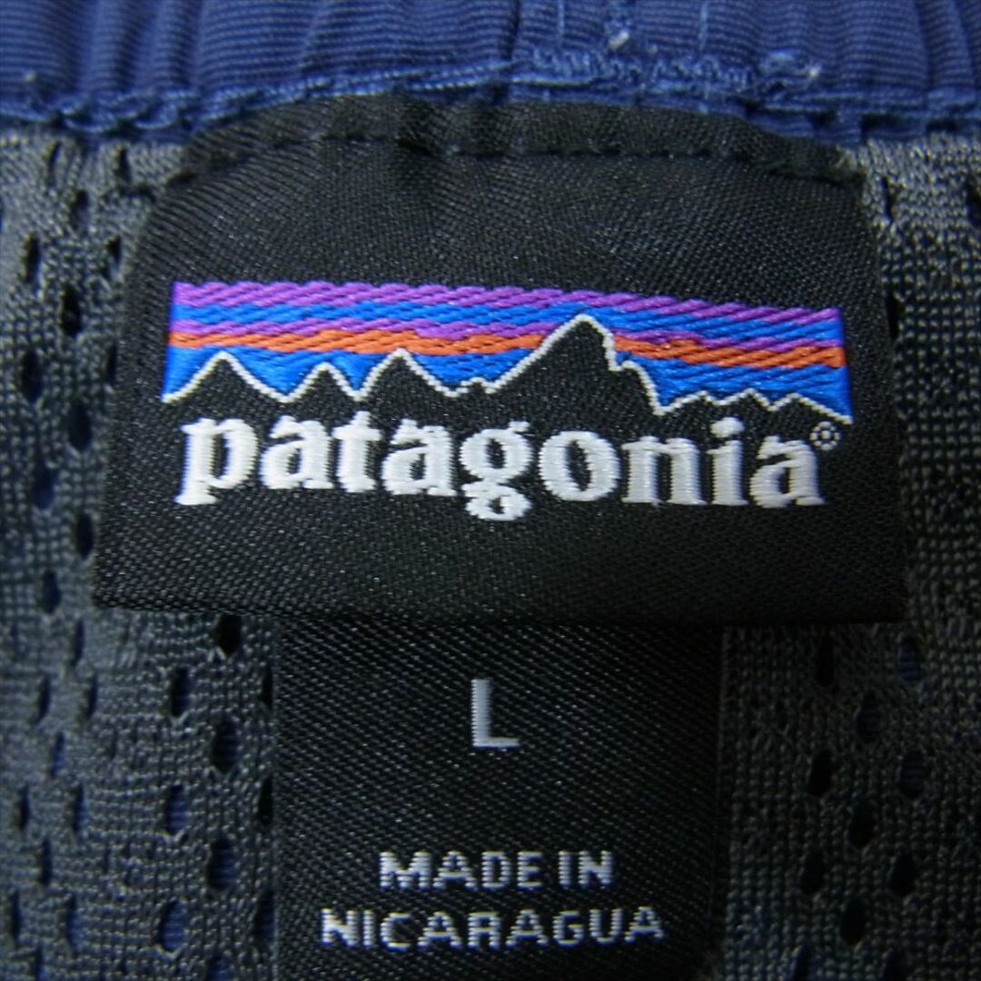 patagonia(パタゴニア)のpatagonia パタゴニア ショート 21SS 57021SP21 BAGGIES SHORTS バギーズショーツ 5インチ ハーフパンツ SNBL  ネイビー系 L【中古】 メンズのパンツ(その他)の商品写真