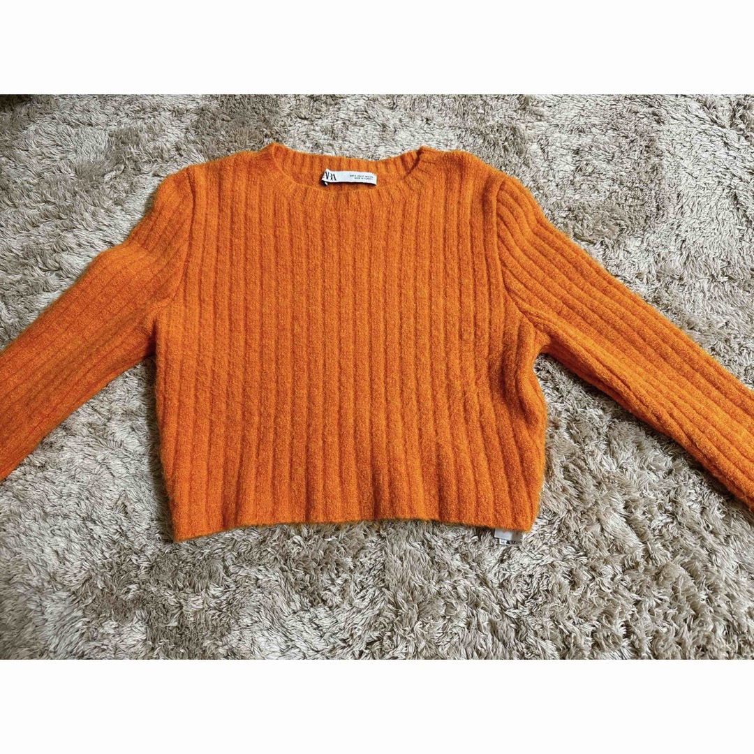 ZARA ショート丈ニット レディースのトップス(ニット/セーター)の商品写真