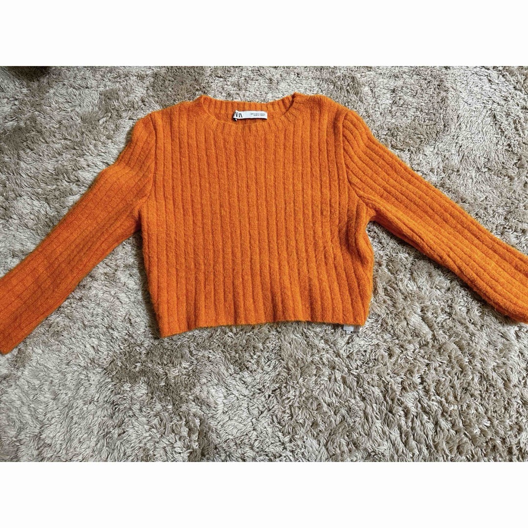 ZARA ショート丈ニット レディースのトップス(ニット/セーター)の商品写真