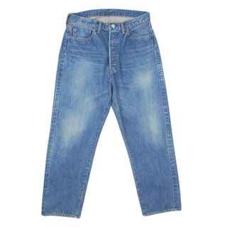 アプレッセ A.PRESSE 22AW 22AAP-04-05H Washed Denim Wide Pants ウォッシュド ワイド デニムパンツ ジーンズ インディゴブルー系 30【中古】(その他)