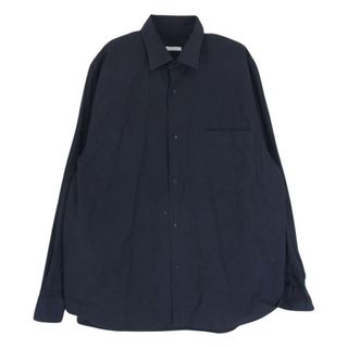 コモリ(COMOLI)のCOMOLI コモリ 23SS X01-02001 長袖 コモリシャツ ネイビー系 1【中古】(シャツ)