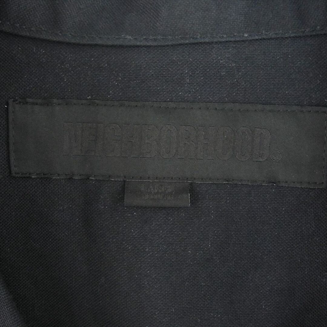 NEIGHBORHOOD(ネイバーフッド)のNEIGHBORHOOD ネイバーフッド ジャケット 24SS 241UTNH-JKM01 BLACK&WHITE COLLECTION TYPE-2 JACKET 高密度ダック生地 ワーク ジャケット ブラック系 L【極上美品】【中古】 メンズのジャケット/アウター(その他)の商品写真