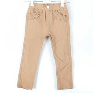 アプレレクール パンツ ボトムス レース ストレッチ 未使用品 キッズ 女の子用 100サイズ ベージュ apres les cours(パンツ/スパッツ)