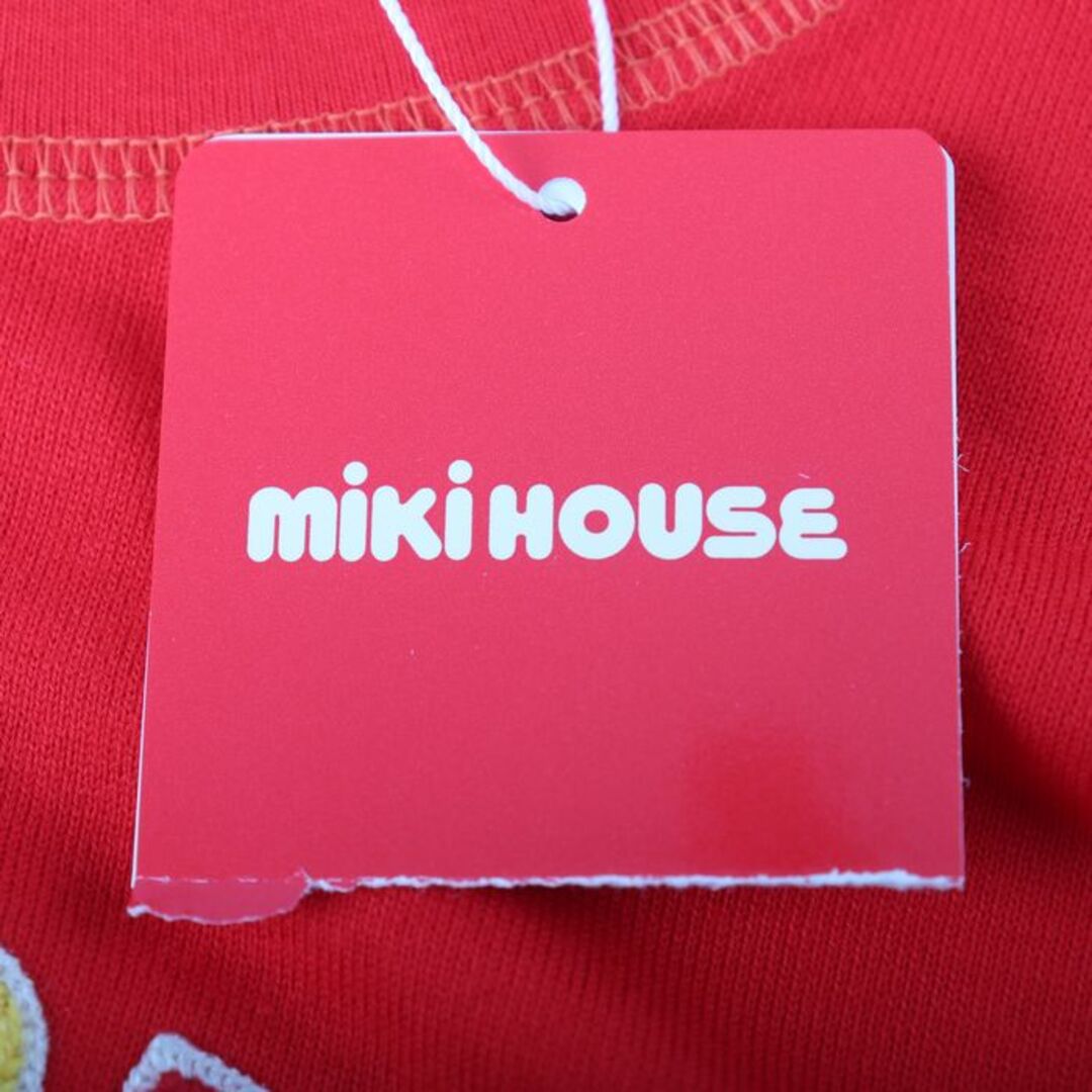 ミキハウス 長袖Ｔシャツ トップス ロゴT 未使用品 日本製 キッズ 男の子用 150サイズ レッド MIKIHOUSE キッズ/ベビー/マタニティのキッズ服男の子用(90cm~)(Tシャツ/カットソー)の商品写真