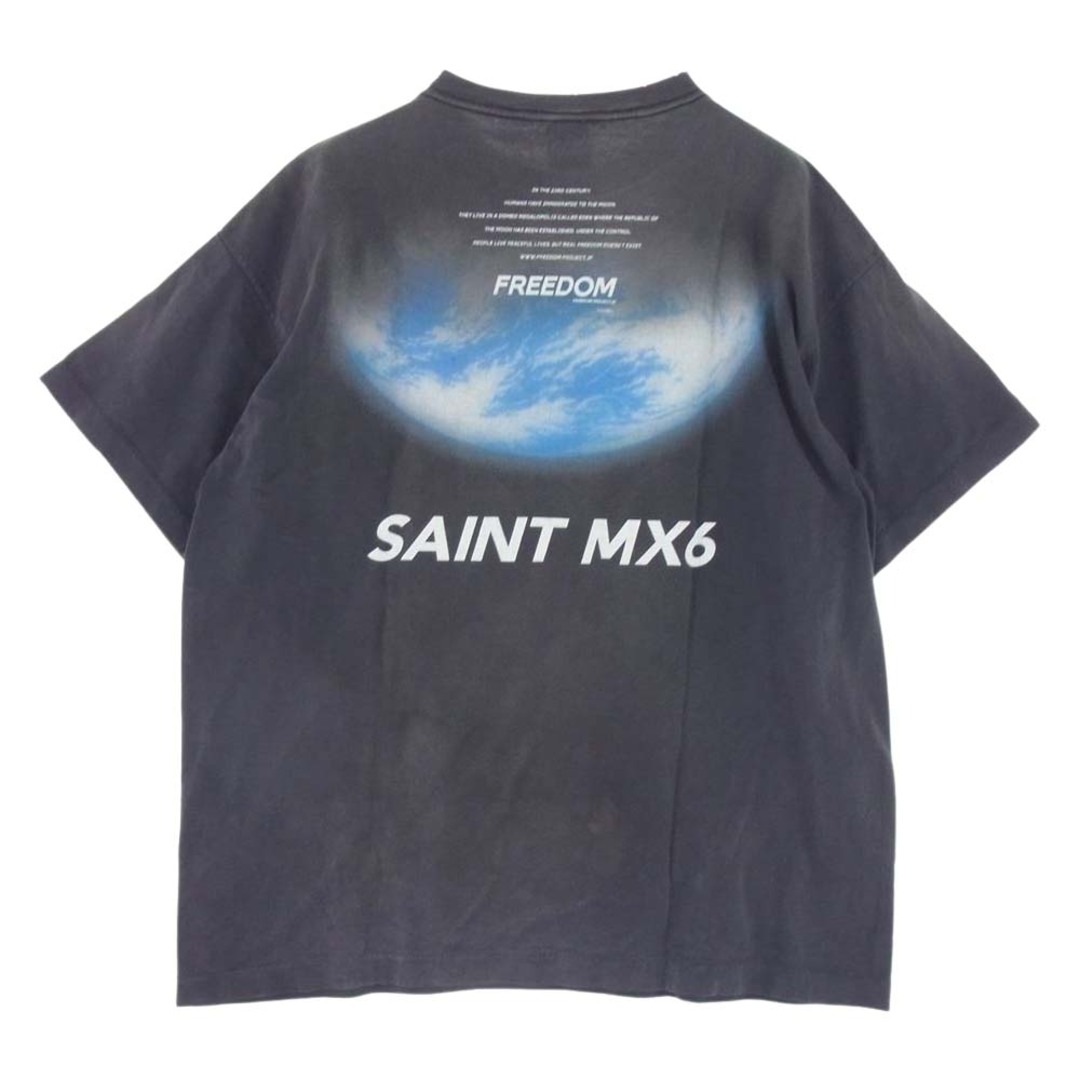 SAINT MICHAEL セントマイケル Ｔシャツ 24SS SM-YS8-0000-C19 FREEDOM FD SS TEE コラボ 半袖 ショート スリーブ Tシャツ カットソー グレー系 XL【新古品】【未使用】【中古】 メンズのトップス(シャツ)の商品写真