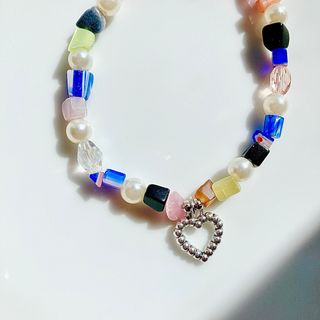 beads necklace＊colorful repples(ネックレス)