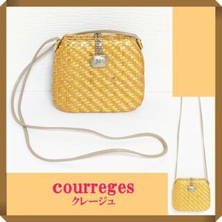 クレージュ(Courreges)のクレージュ＊かごバッグ＊ショルダーバッグ＊斜めがけ♪(ショルダーバッグ)