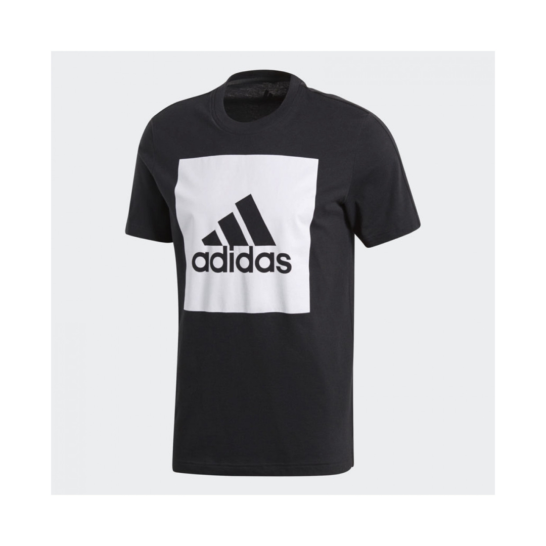 adidas(アディダス)の【新品★難アリ】アディダス　ボックスロゴブラックTシャツ　adidas メンズのトップス(Tシャツ/カットソー(半袖/袖なし))の商品写真