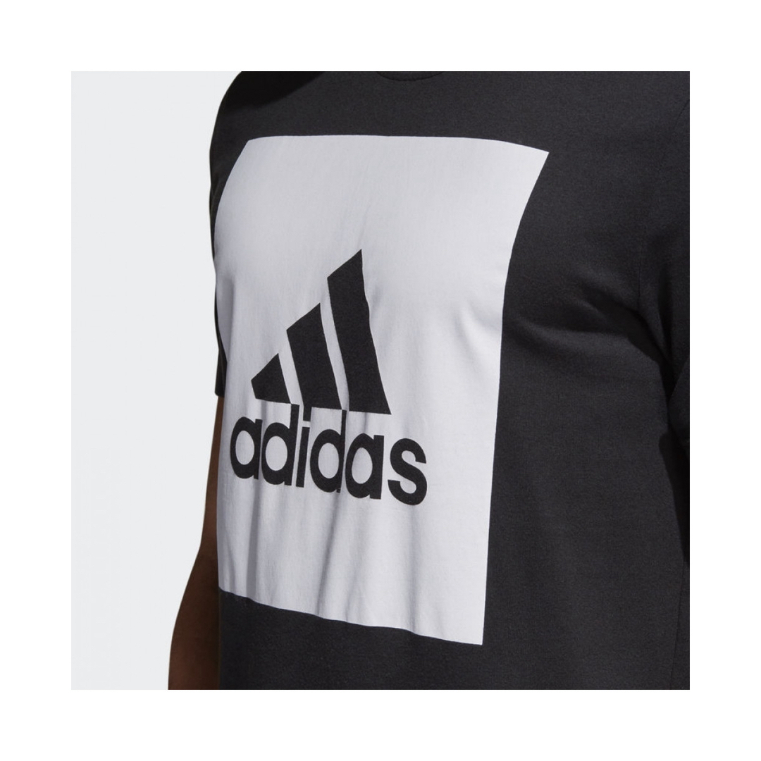 adidas(アディダス)の【新品★難アリ】アディダス　ボックスロゴブラックTシャツ　adidas メンズのトップス(Tシャツ/カットソー(半袖/袖なし))の商品写真