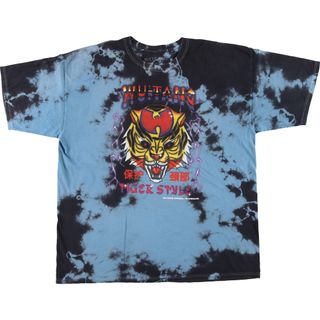 古着 WU-TANG CLAN ウータンクラン タイダイ柄 ラップTシャツ ラップT メンズXL /eaa448108(Tシャツ/カットソー(半袖/袖なし))