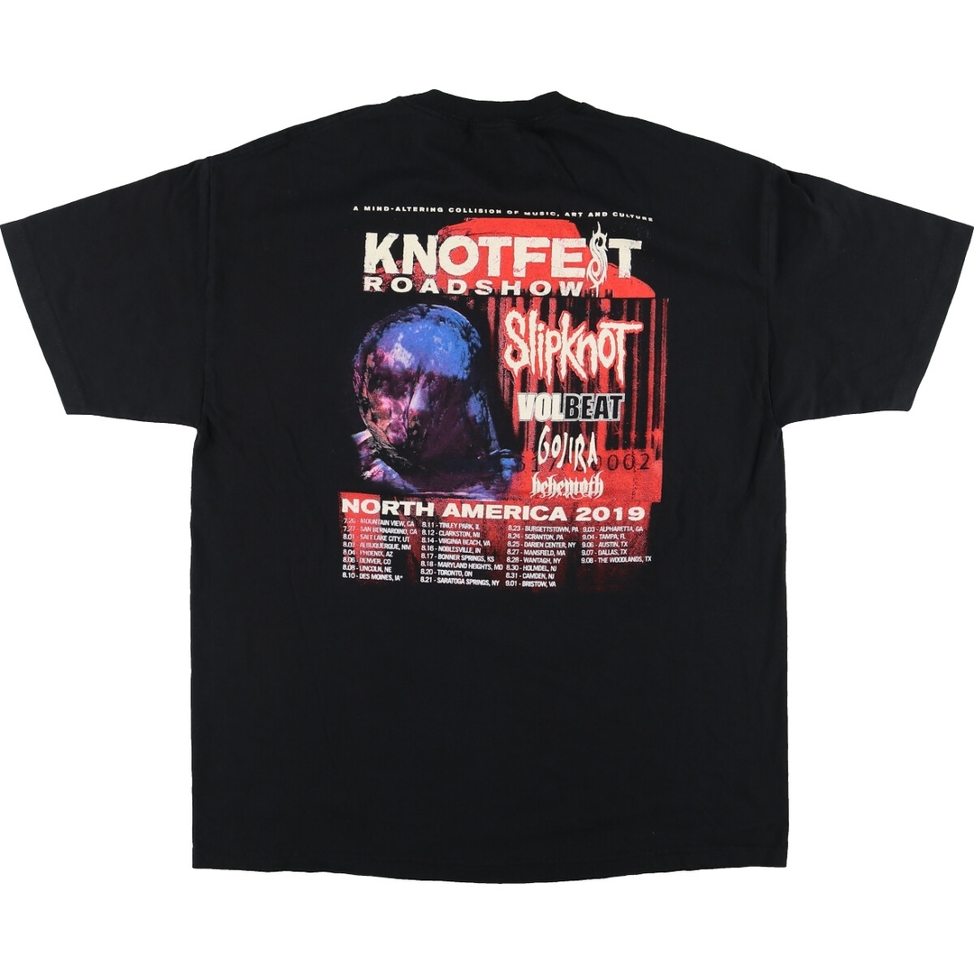 古着 SLIPKNOT スリップノット バンドTシャツ バンT メンズXL /eaa448114 メンズのトップス(Tシャツ/カットソー(半袖/袖なし))の商品写真