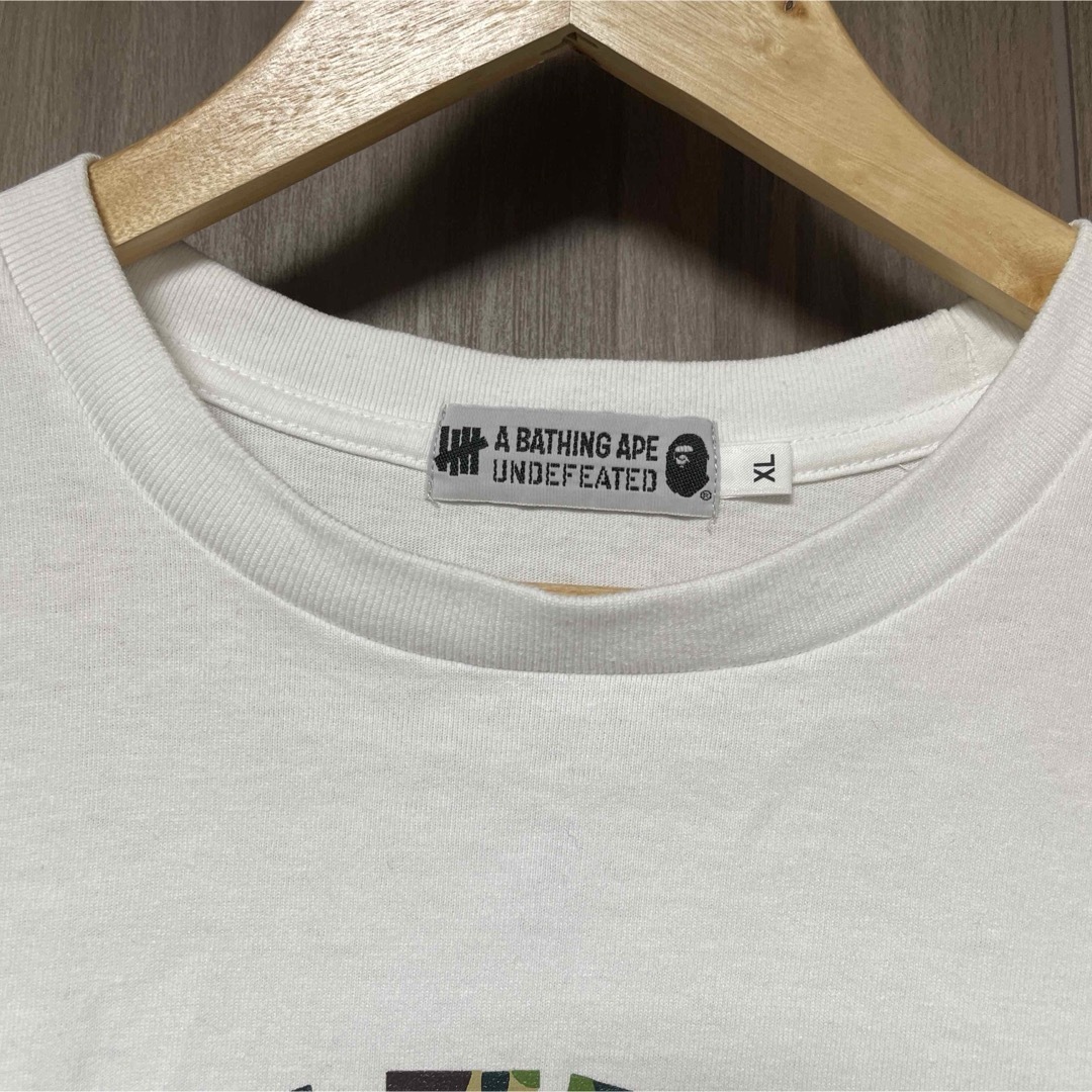 APE × UNDEFEATED Tシャツ XLサイズ メンズのトップス(Tシャツ/カットソー(半袖/袖なし))の商品写真