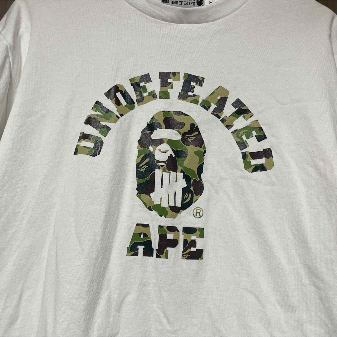 APE × UNDEFEATED Tシャツ XLサイズ メンズのトップス(Tシャツ/カットソー(半袖/袖なし))の商品写真