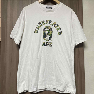 APE × UNDEFEATED Tシャツ XLサイズ(Tシャツ/カットソー(半袖/袖なし))