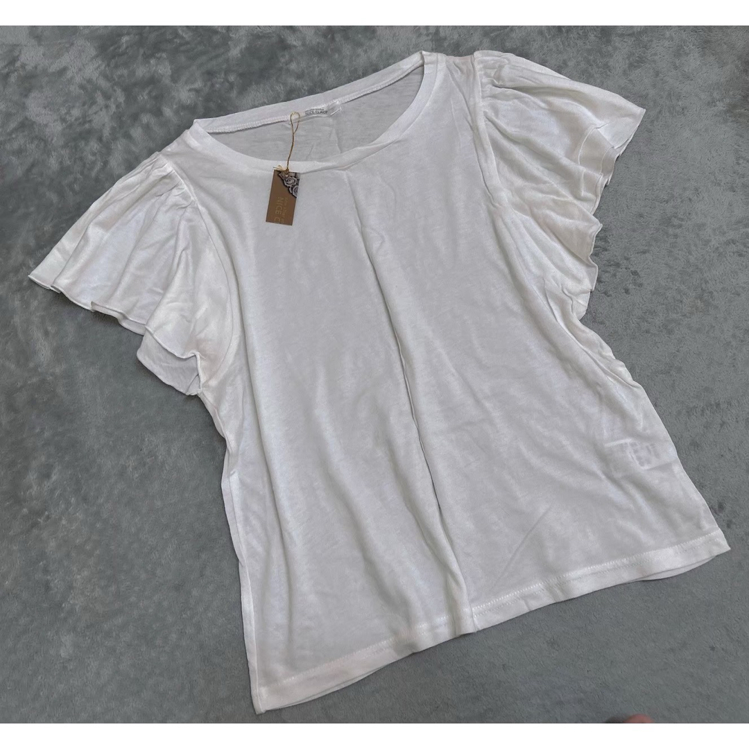 NICE CLAUP(ナイスクラップ)の❤️期間限定価格❤️新品タグ付き❤️2点セット❤️ レディースのトップス(Tシャツ(半袖/袖なし))の商品写真