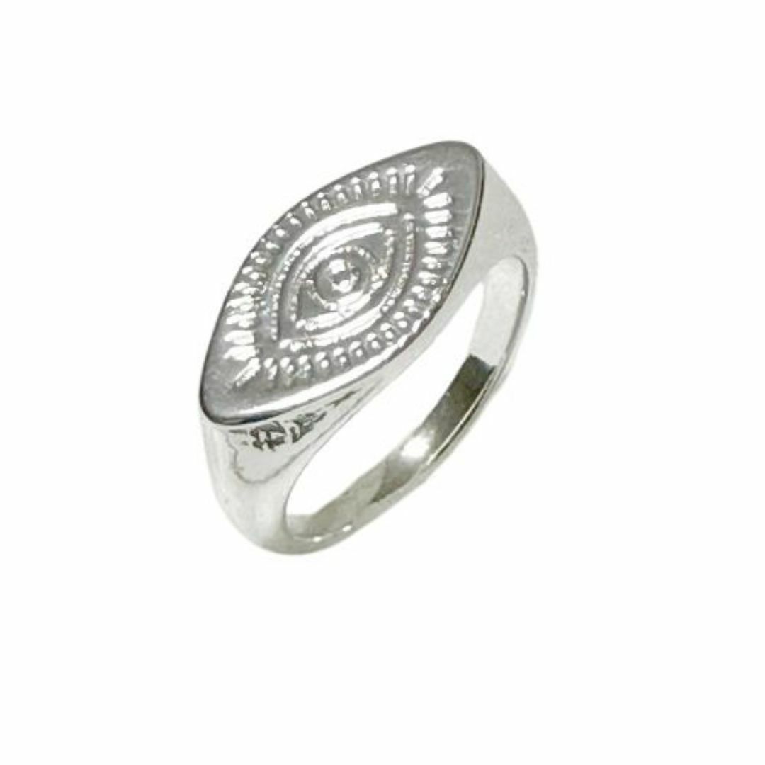 ファティマの目 シルバー リング 指輪 レディース 12号 魔除け 御守り 銀 レディースのアクセサリー(リング(指輪))の商品写真